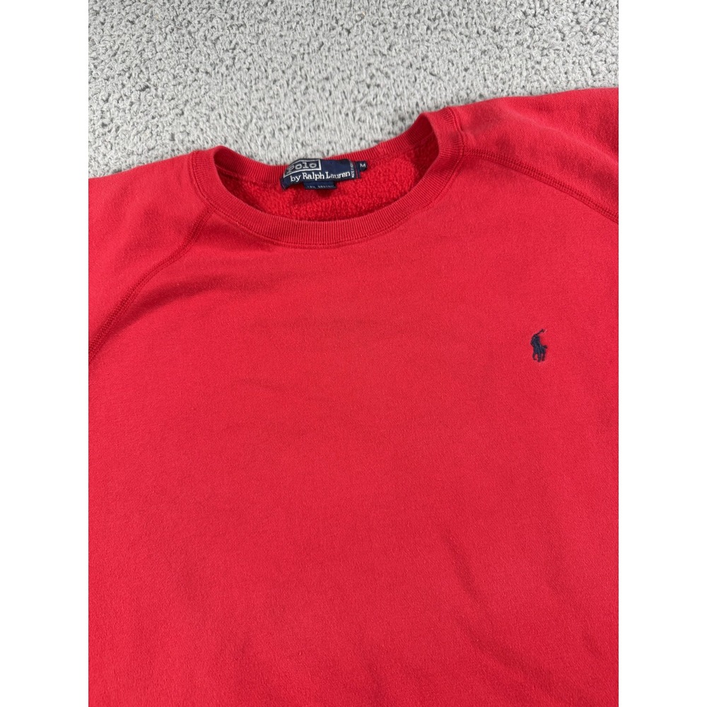 Polo Ralph Lauren Sweater Mens Medium Crewneck Pullover Pony Classic Cotton Blen